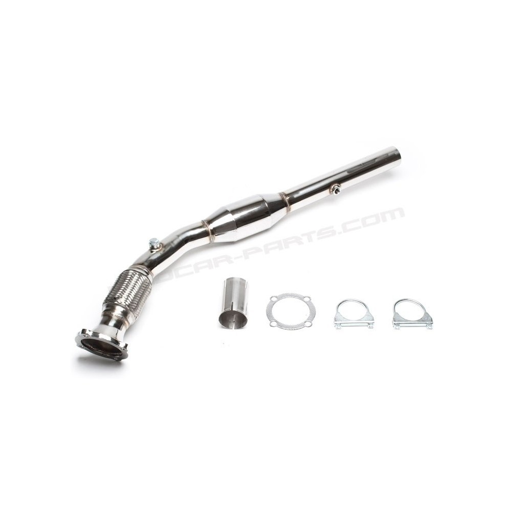 Baceyong Kit Scarico Catback Universale Con Valvola Elettrica E Telecomando - Tubo 63mm (2.5") In Acciaio Inox, Aumento Potenza 10-20 CV