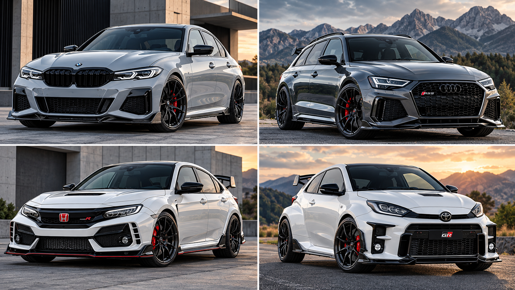 Kits de carrocería deportivos: look M, AMG, RS, Type R y mucho más