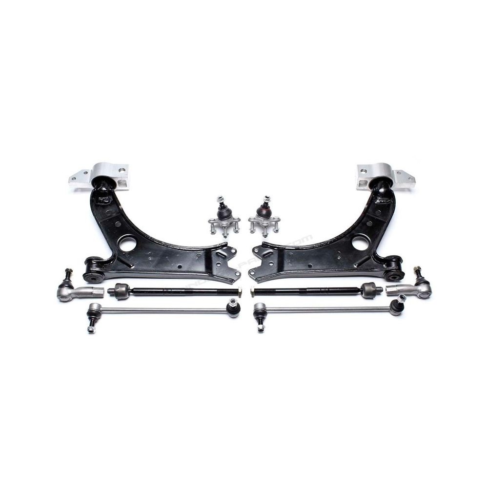 KIT BRAZOS DE SUSPENSIÓN AUDI/SEAT/SKODA/VW (CHAPA ACERO)